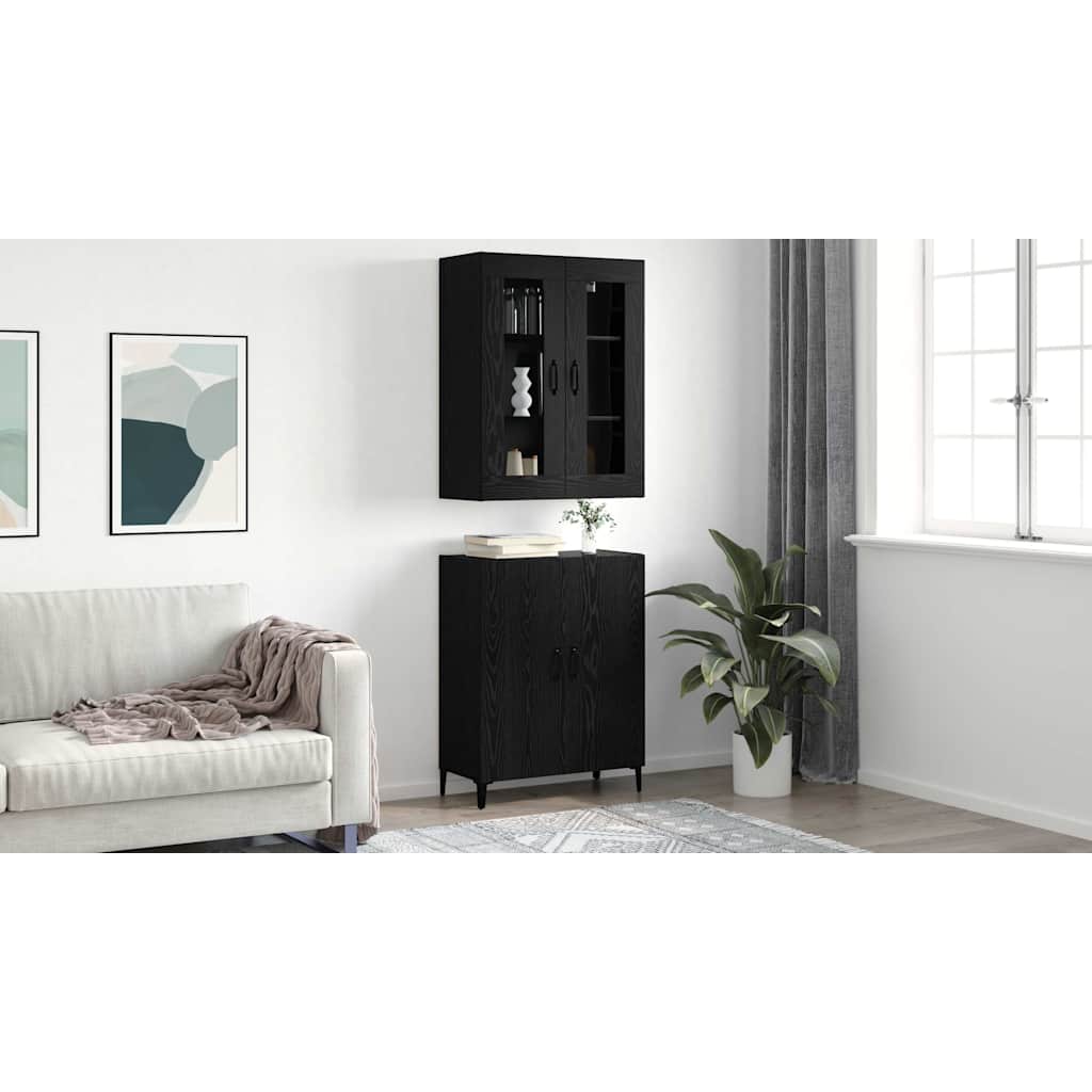 Skap Svart Eik 69.5 x 34 x 90 cm