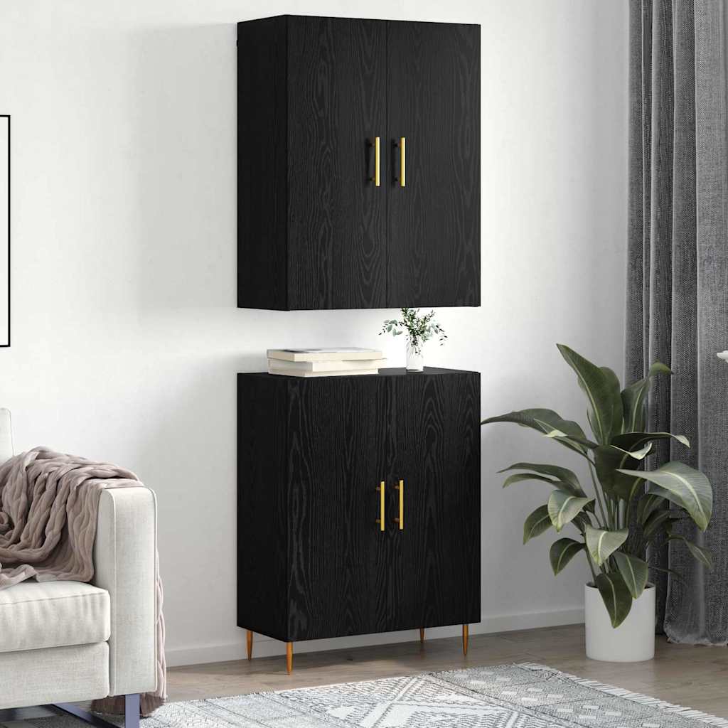 Skap Svart Eik 69.5 x 34 x 180 cm