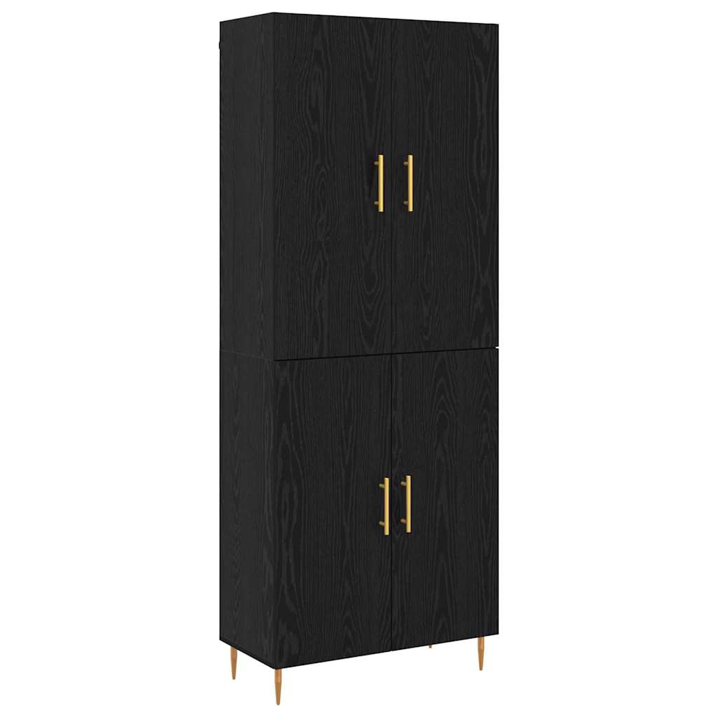 Skap Svart Eik 69.5 x 34 x 180 cm
