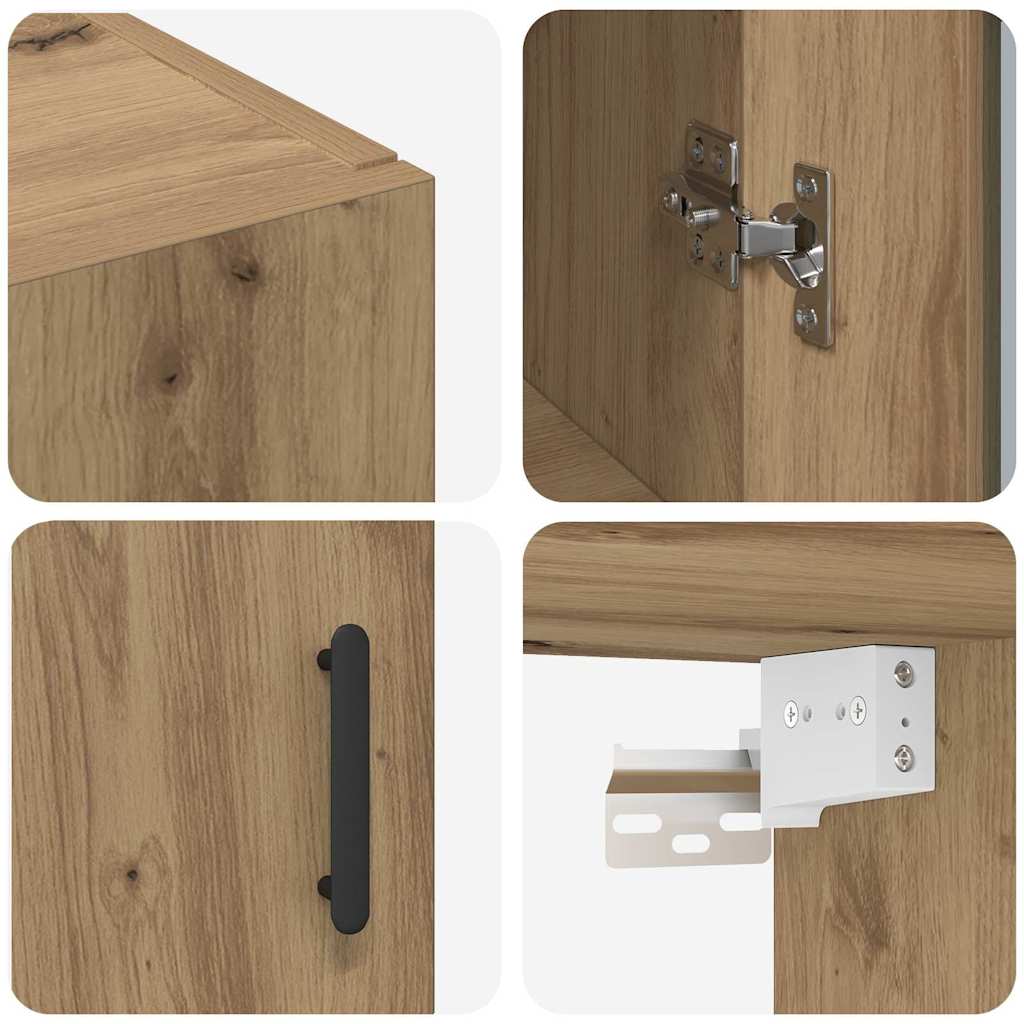 Veggskap Artisan Eik 2 stk 69.5 x 34 x 90 cm