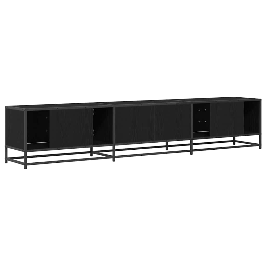 TV-Møbel Svart Eik TV-skap 210 x 35 x 41 cm
