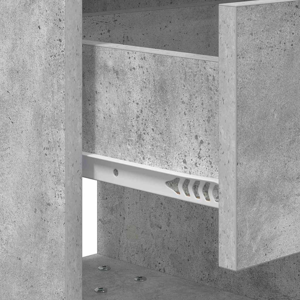 Nattbord Sengbord Betonggrå 40,5 x 40 x 48 cm