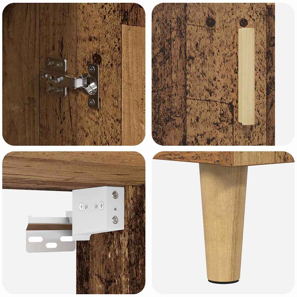 Skap Gammelt Tre 69,5 x 32,5 x 180 cm