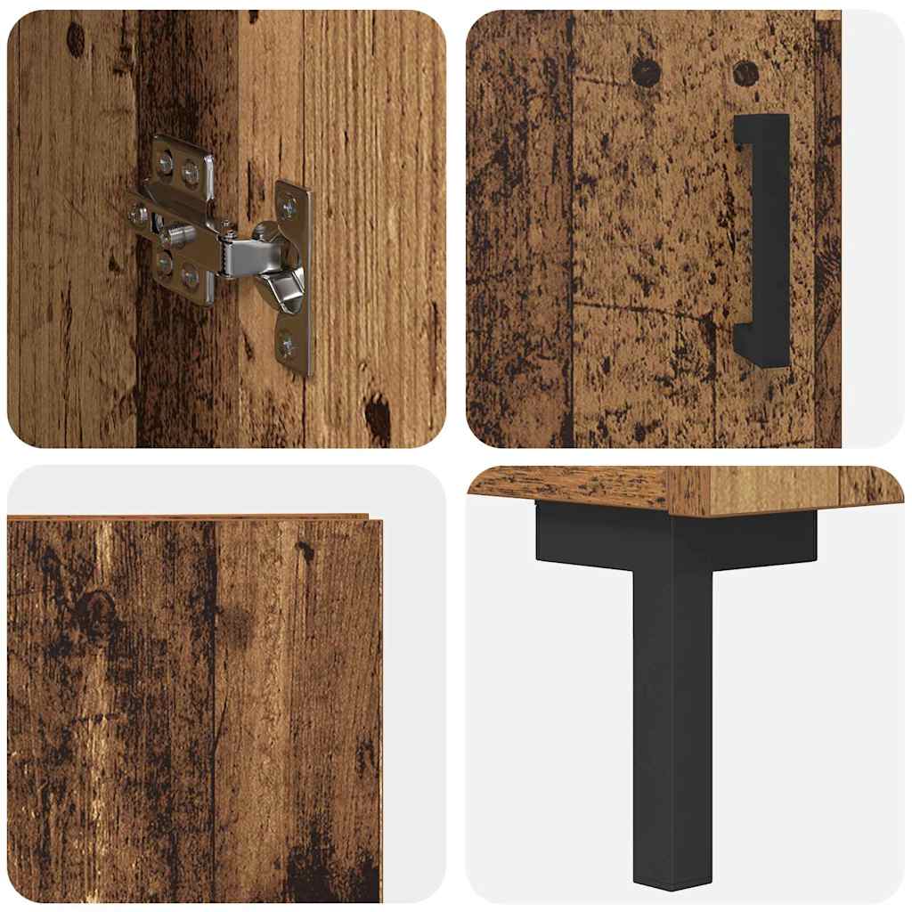 Skap Gammelt Tre 34,5 x 34 x 180 cm