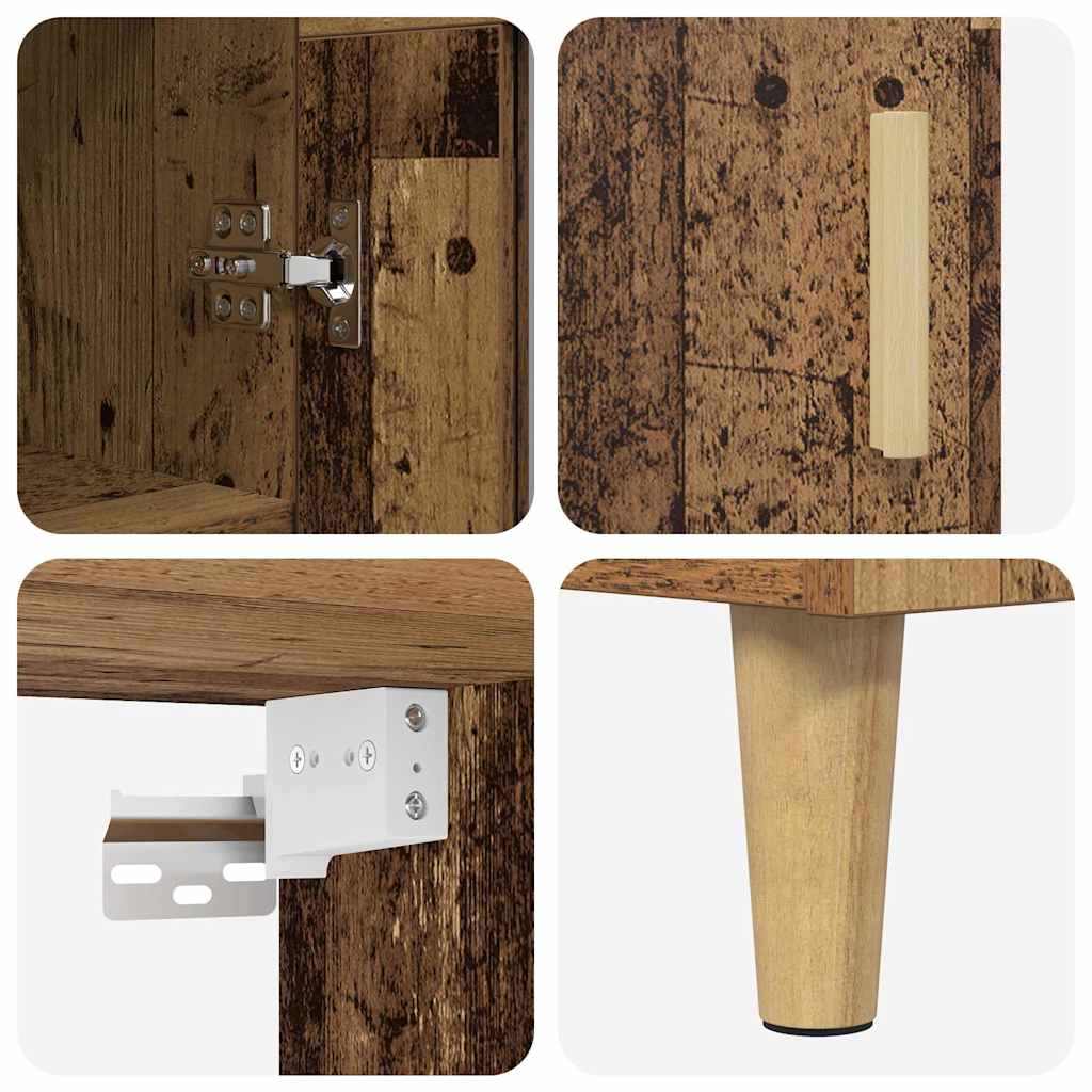 Skap Gammelt Tre 69,5 x 32,5 x 180 cm