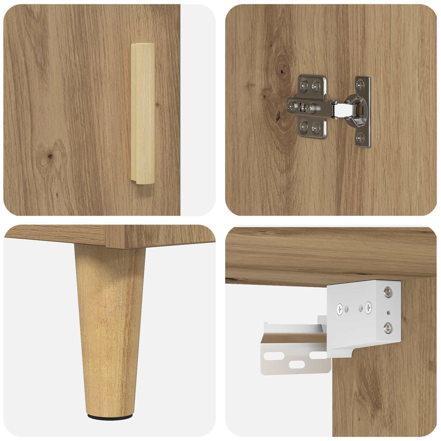 Skap Artisan Eik 69,5 x 32,5 x 180 cm