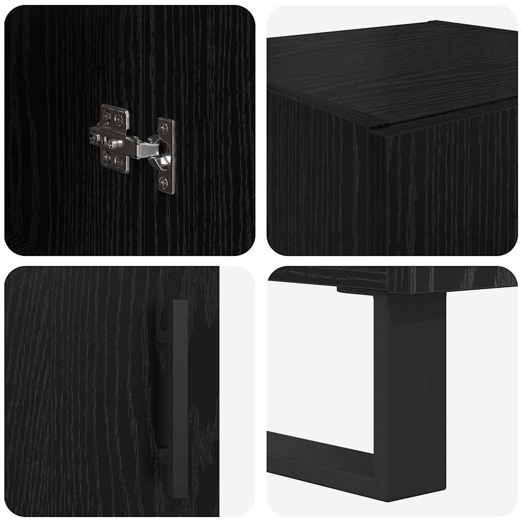 Skap Svart Eik 34,5 x 34 x 180 cm