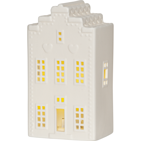 Belysning jul Vinter Hus 16 cm