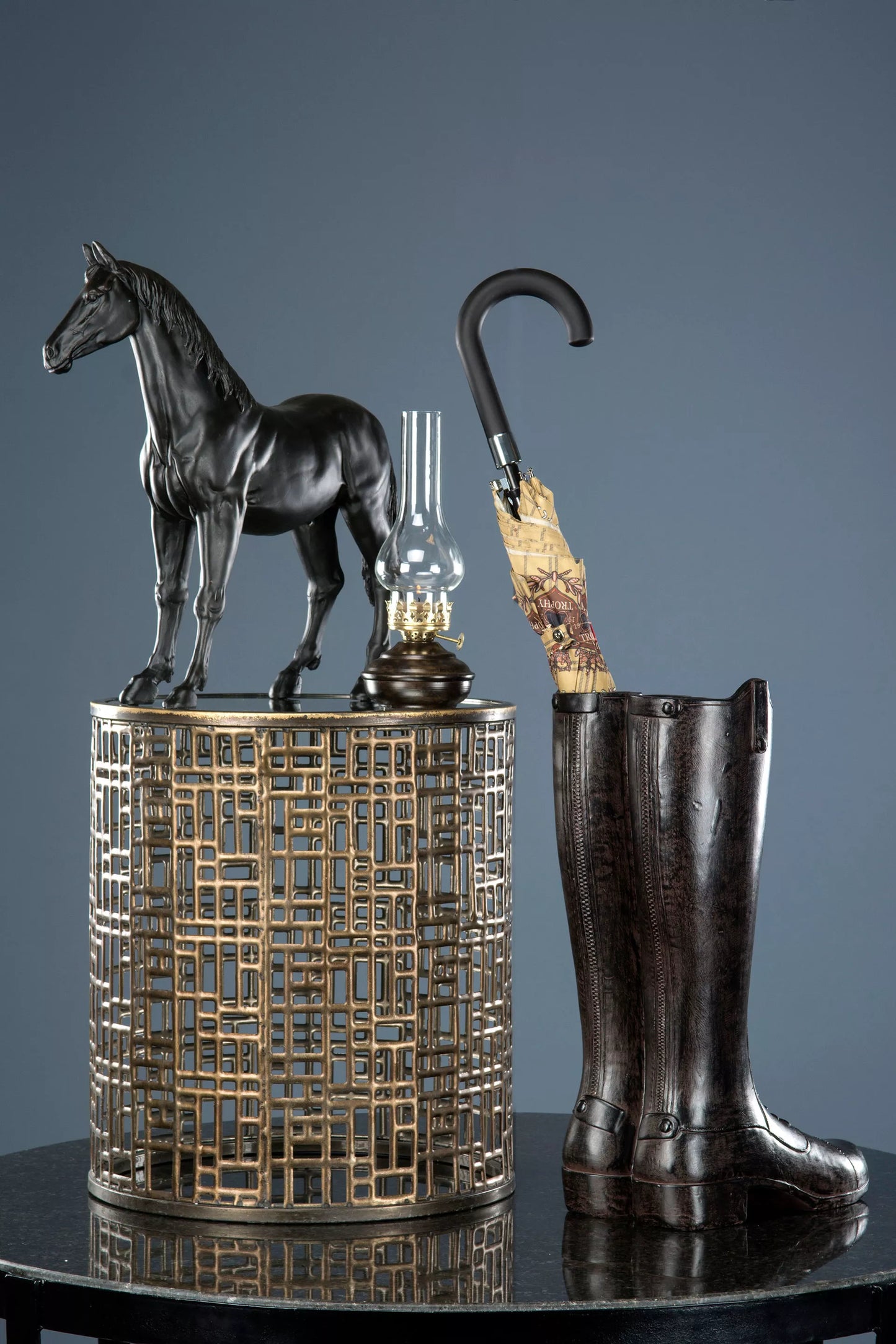 Paraplystativ Støvler Brun 48 cm