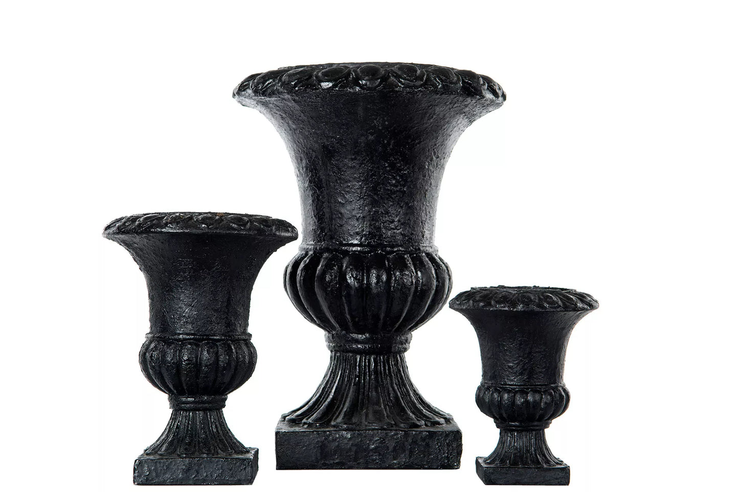 Blomsterpotte Blomsterkrukke Pokal Svart - 30cm