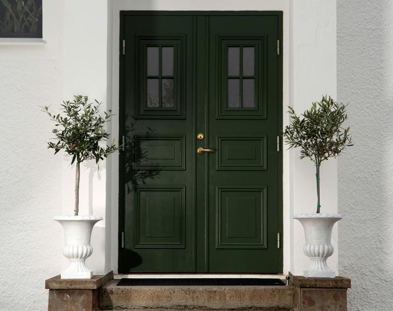 Blomsterpotte Blomsterkrukke Pokal Antikk hvit - 45cm