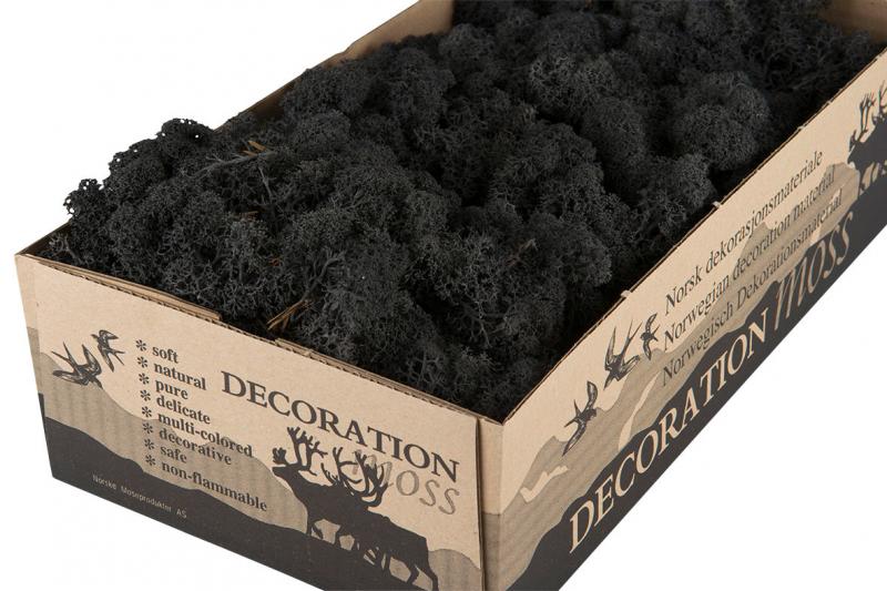 Jul div. Mose Hvitmose Flammesikker Sort 500g