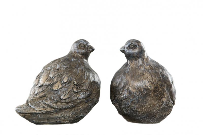 Dekorasjon Fugledekorasjon Due Grå Poly 16cm 1stk SALG