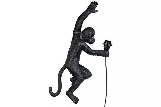 Vegglampe Ape Vegg Svart Poly 26x10x62cm
