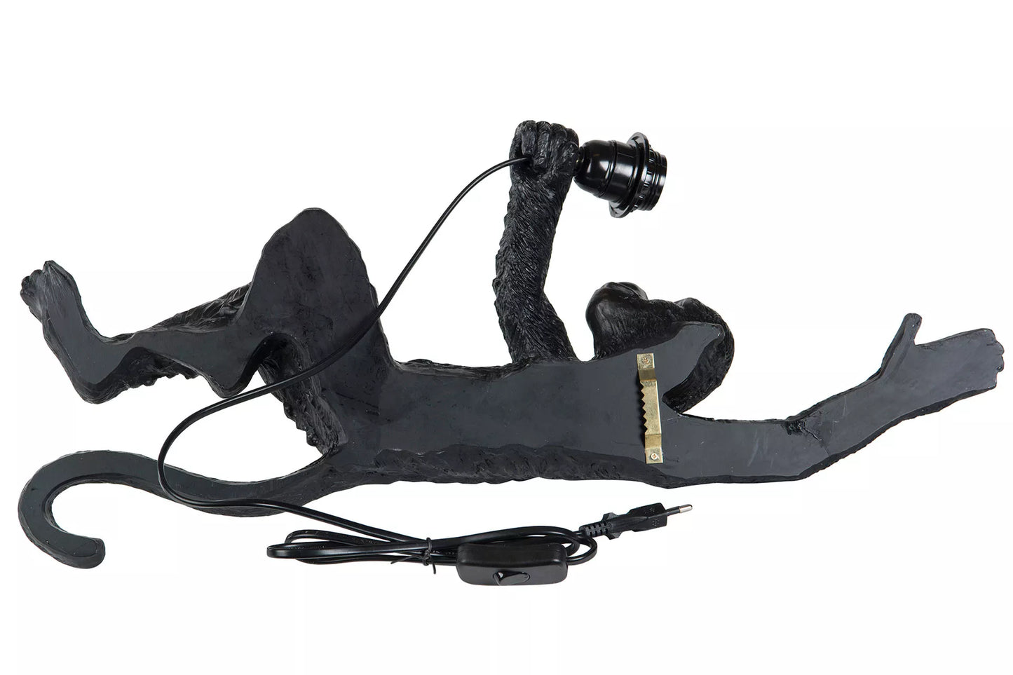 Vegglampe Ape Vegg Svart Poly 26x10x62cm