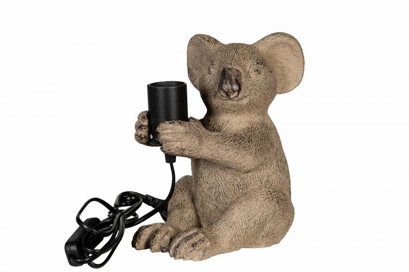 Bordlampe Koala Polyresin 16x14x22,5cm
