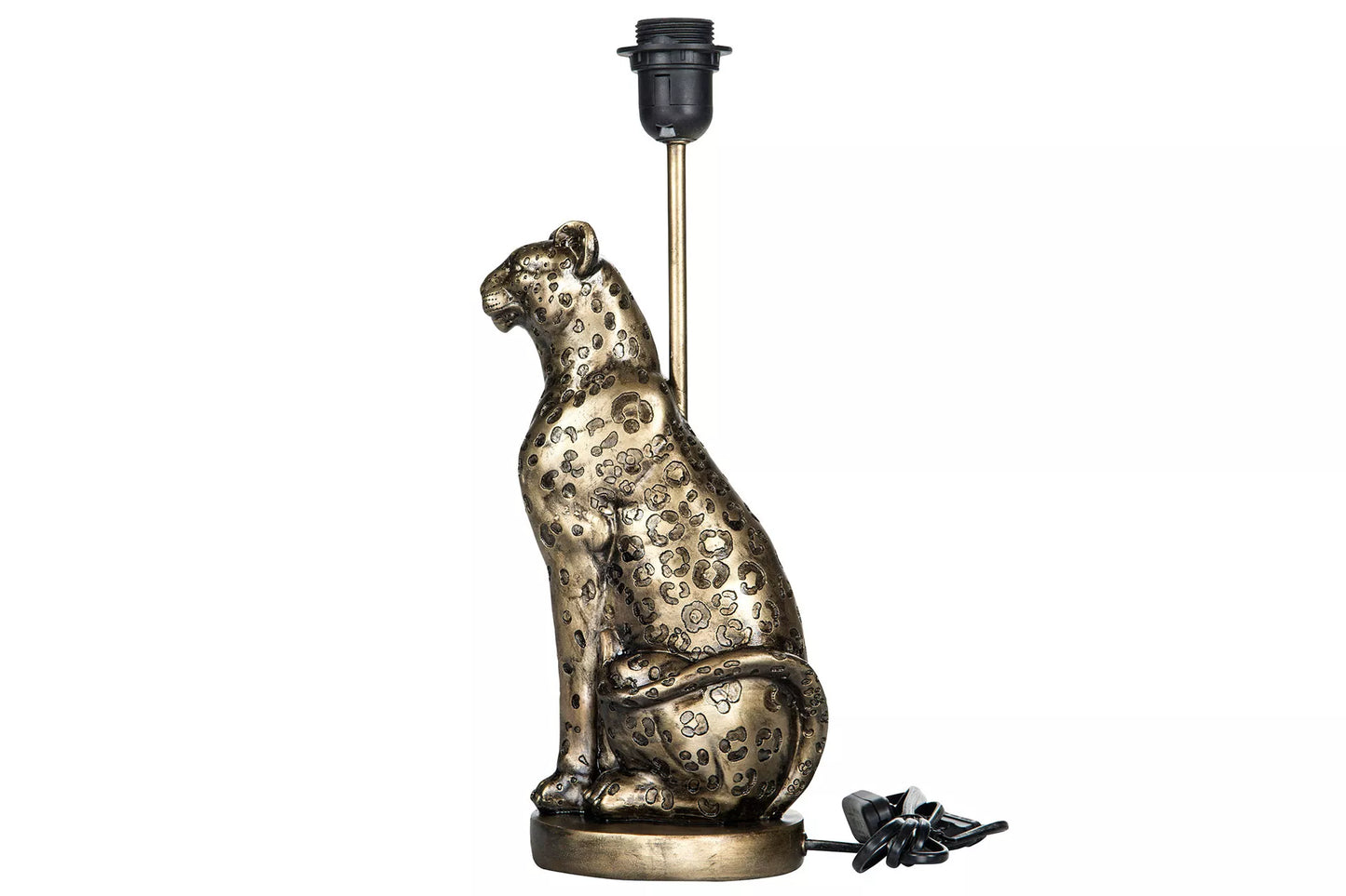 Bordlampe Leopard Mørk gull 14x32 42cm
