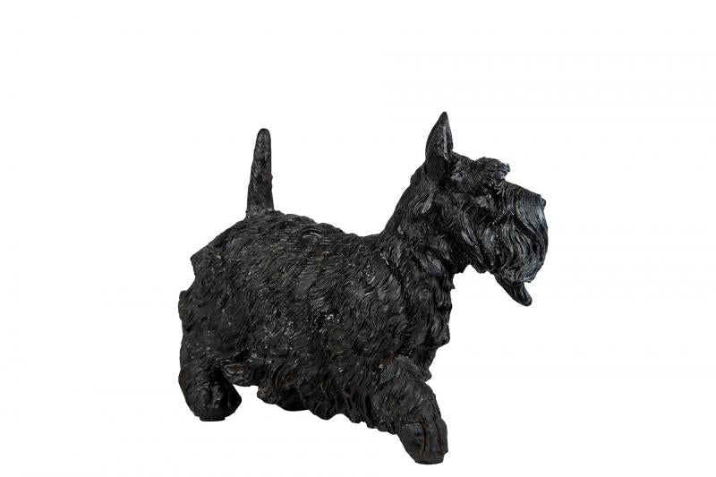 Dekorasjon Dog Scottish Terrier Poly 13x12,5cm