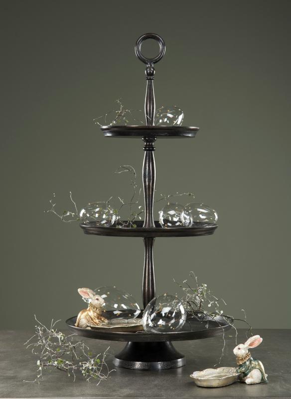 Påskepynt Kanin Fat Champ / Green / Gold mix 2-pack