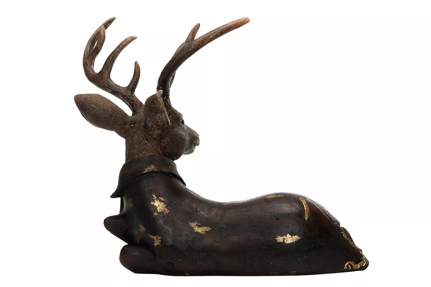 Innendørs Julepynt Hjort Hvilende Poly 39,5x22x35cm
