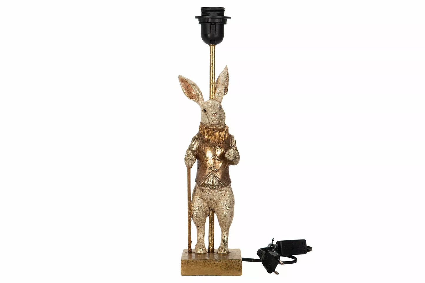 Bordslampa Lampfot Kanin Polyresin 10x43cm I lager: Vecka 10