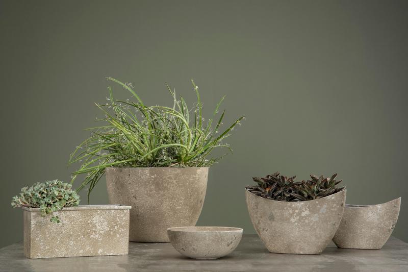 Hardplast Blomsterpotte Mud Krukke 20x9x11cm