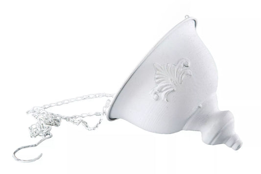 Blomsterpotte Blomsterkrukke Ampel Baron - Antikk hvit