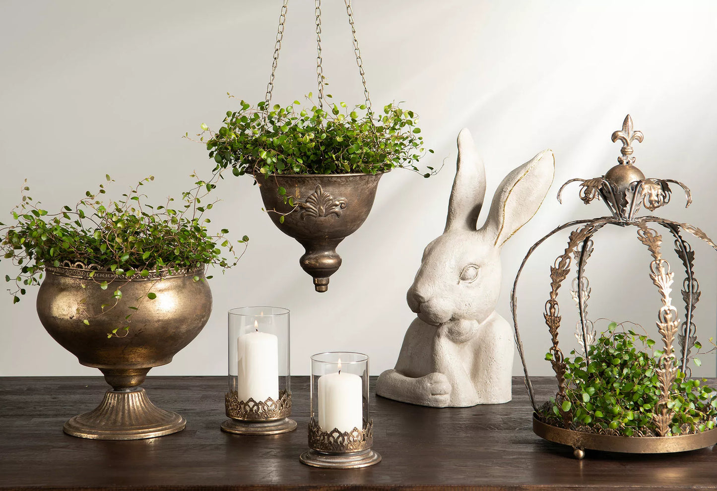 Blomsterpotte Blomsterkrukke Ampel Baron - gyllenbrun