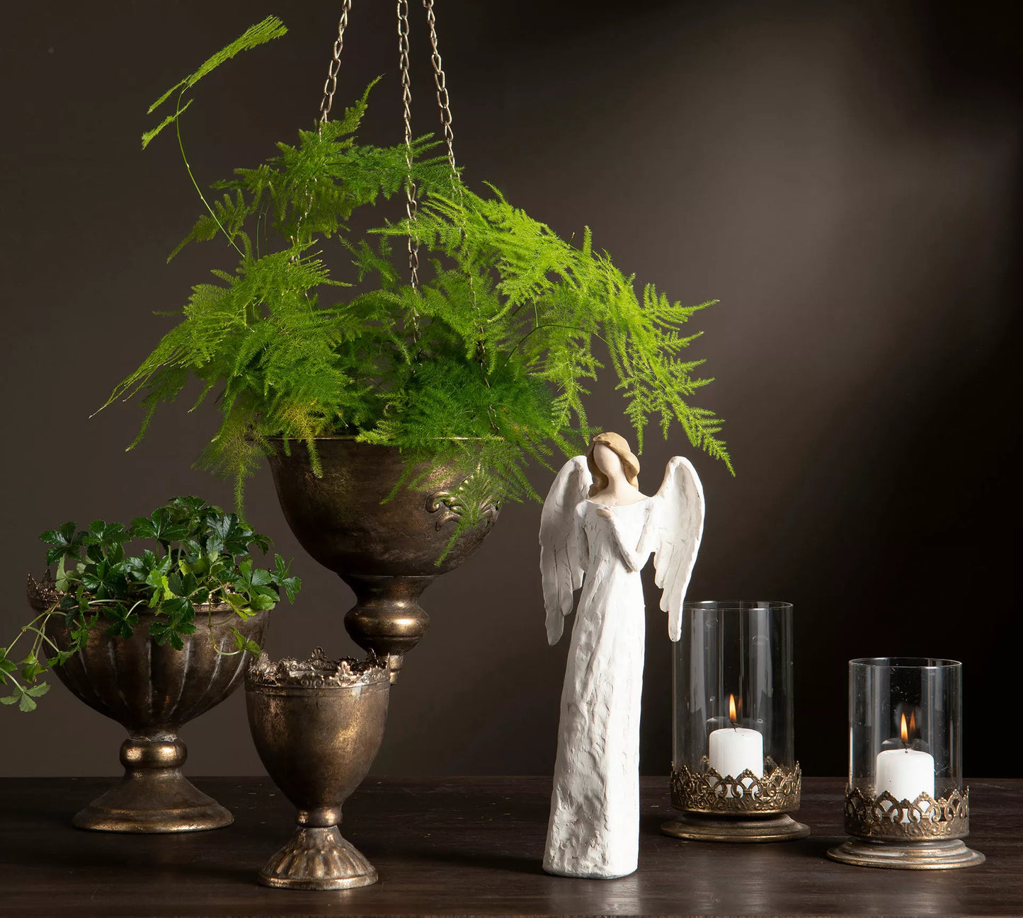 Blomsterpotte Blomsterkrukke Ampel Baron - gyllenbrun