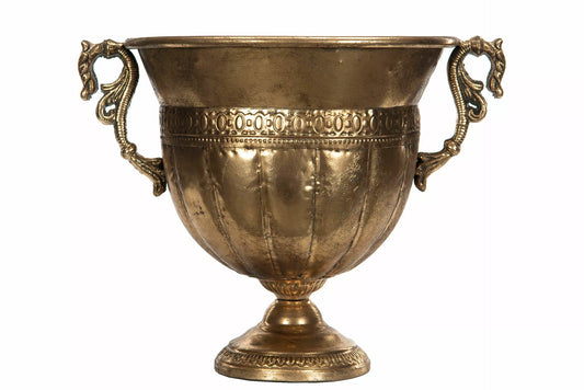 Blomsterpotte Blomsterkrukke Pokal Elodie Gyldenbrun 41x27x31cm