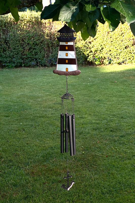 Hagedekorasjon Hagepynt Div Vindklokke Fyr 10,5x80cm