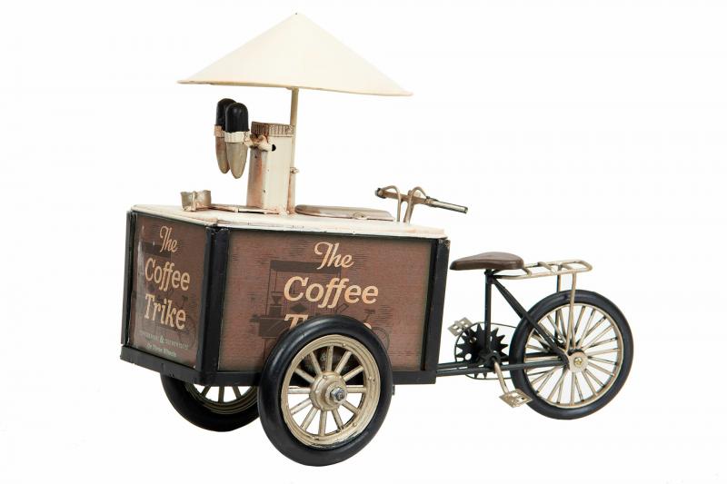 Dekorasjon Metalldekorasjon Sykkel Kaffebar Metall 27x13x17cm