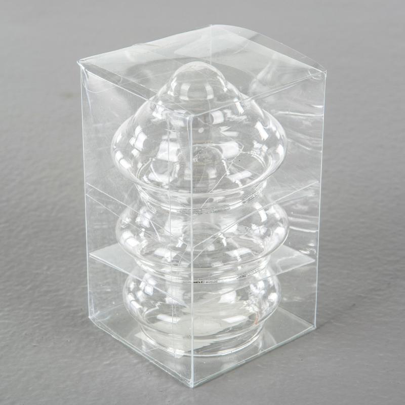 Dekorasjon Flytekopp Glass 7x5cm 6-pack