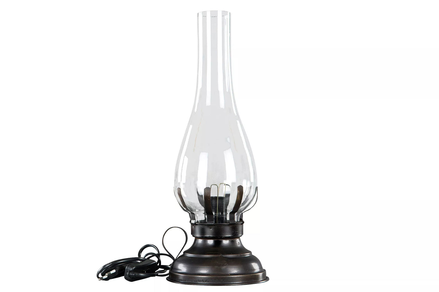Bordlampe El 42 cm - Antikkbrun