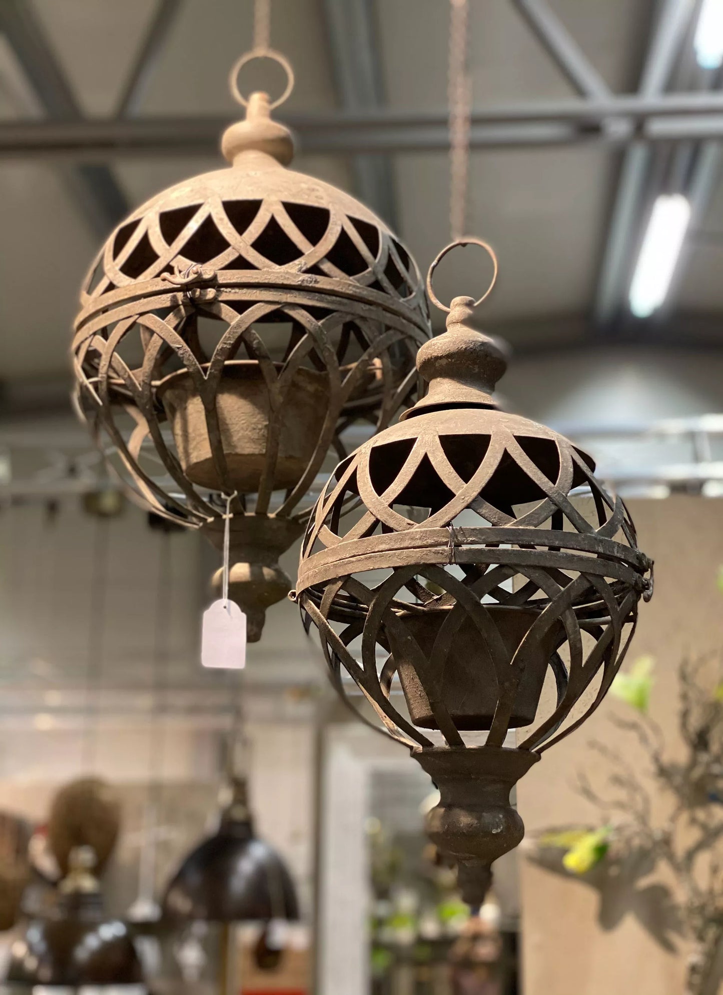 Hagedekorasjon Hagepynt Div Lyslykt Fuglemater