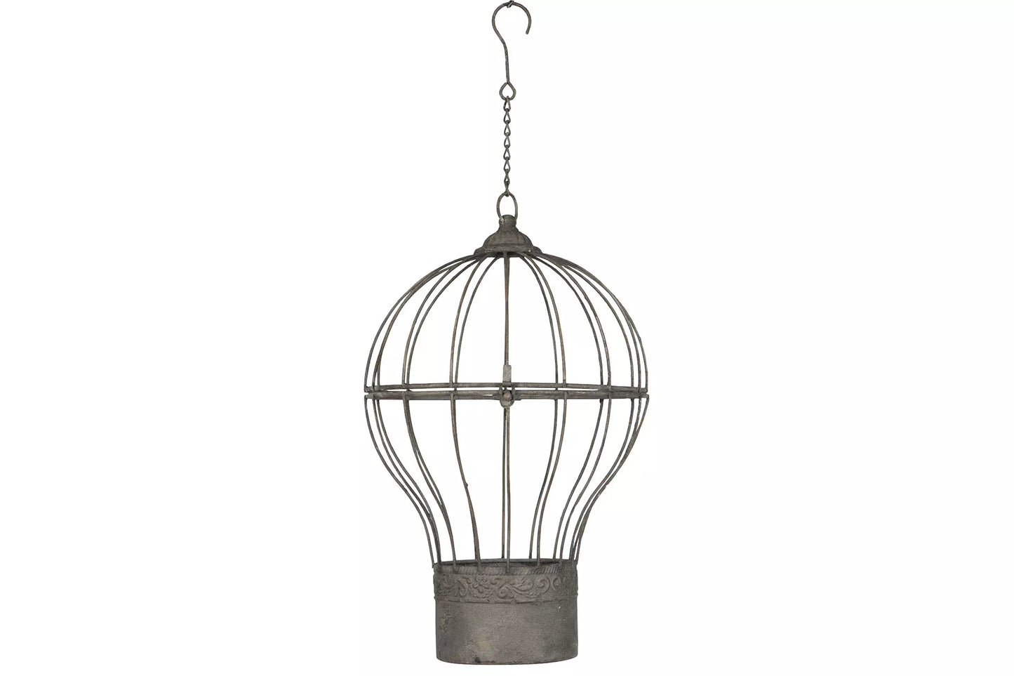 Blomsterpotte Blomsterkrukke Hengebur Varmluftballong 43 cm