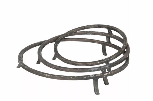 Blomsterpotte Blomsterkrukke Krukkering på fot til blomsterpotte Metall 3-pack