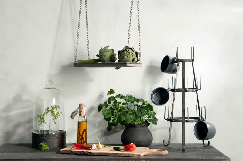 Blomsterpotte Blomsterkrukke Lush Metall 2-pack