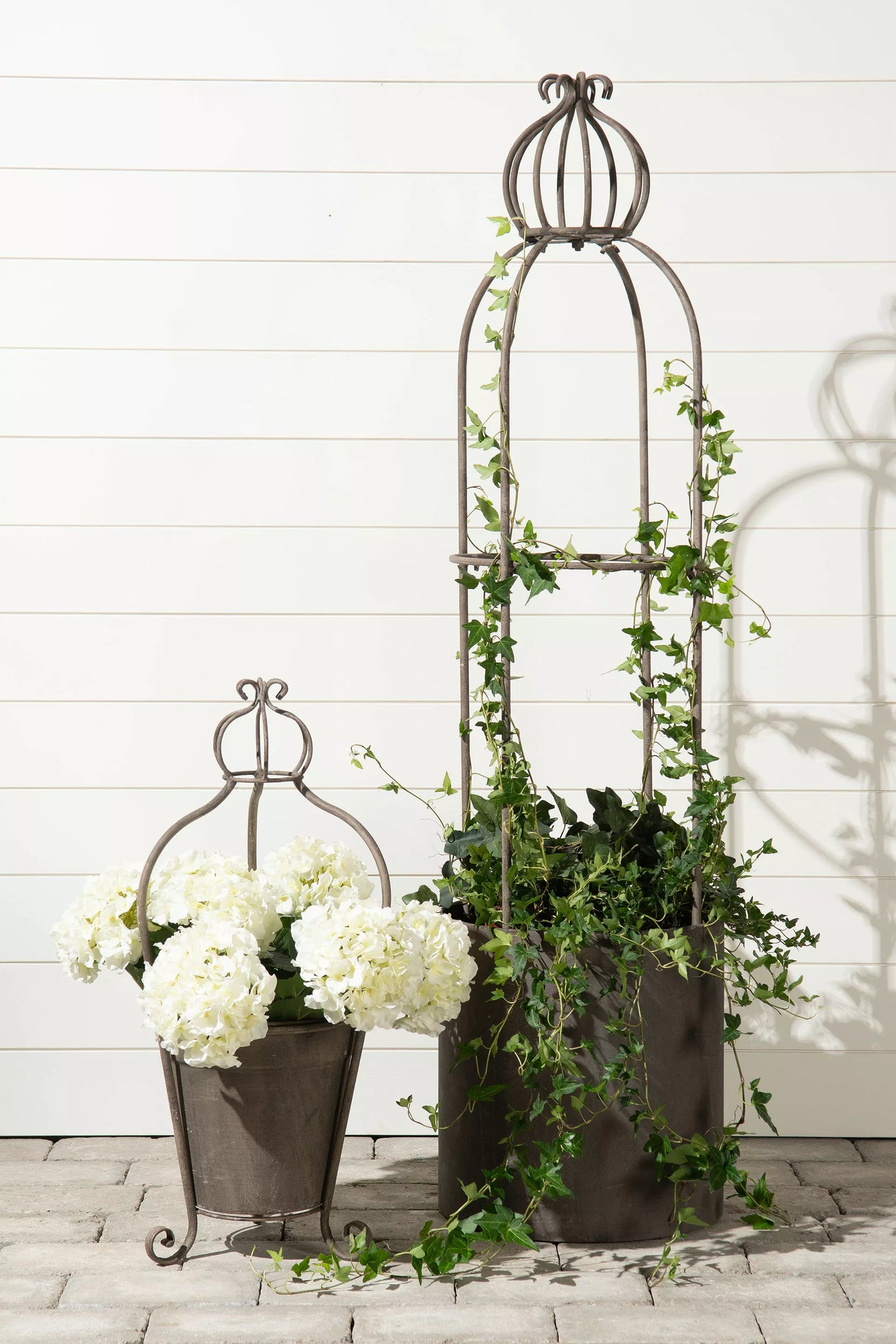 Blomkruka Krona Metall 24x64cm I lager: Vecka 9