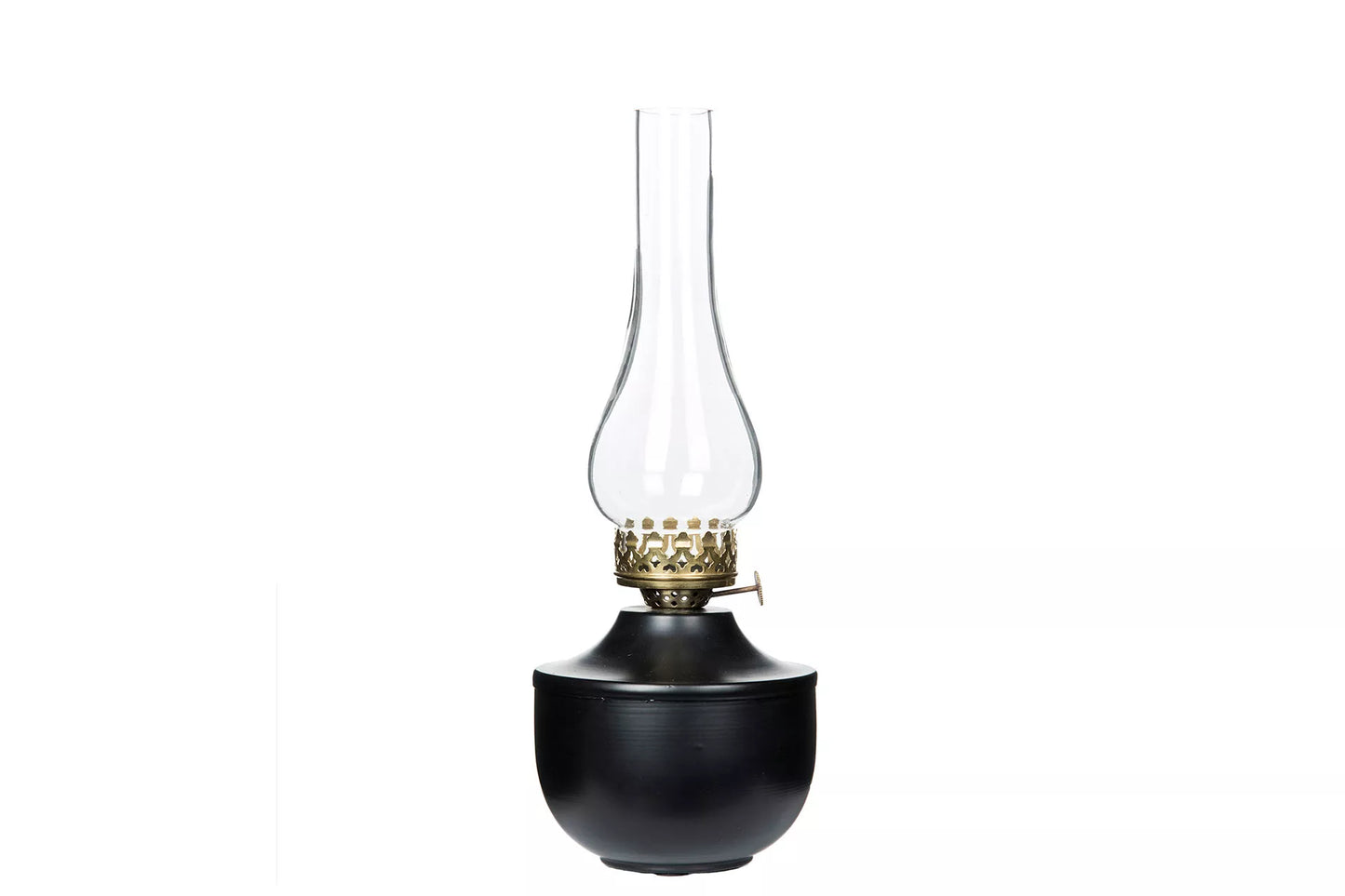 Lyslykt for Telys Svart Juno Ø13x34cm