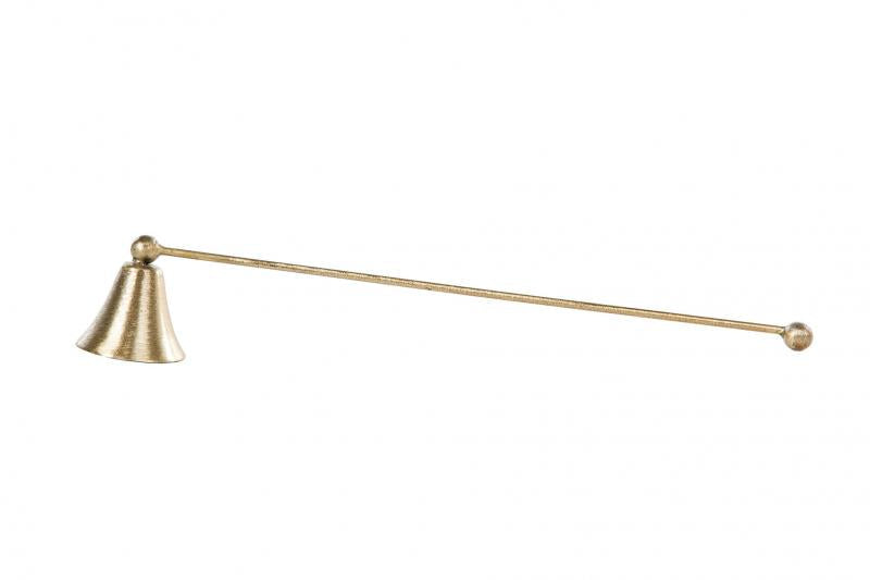Lysestake Lysslokker 28 cm - børstet messing SALG