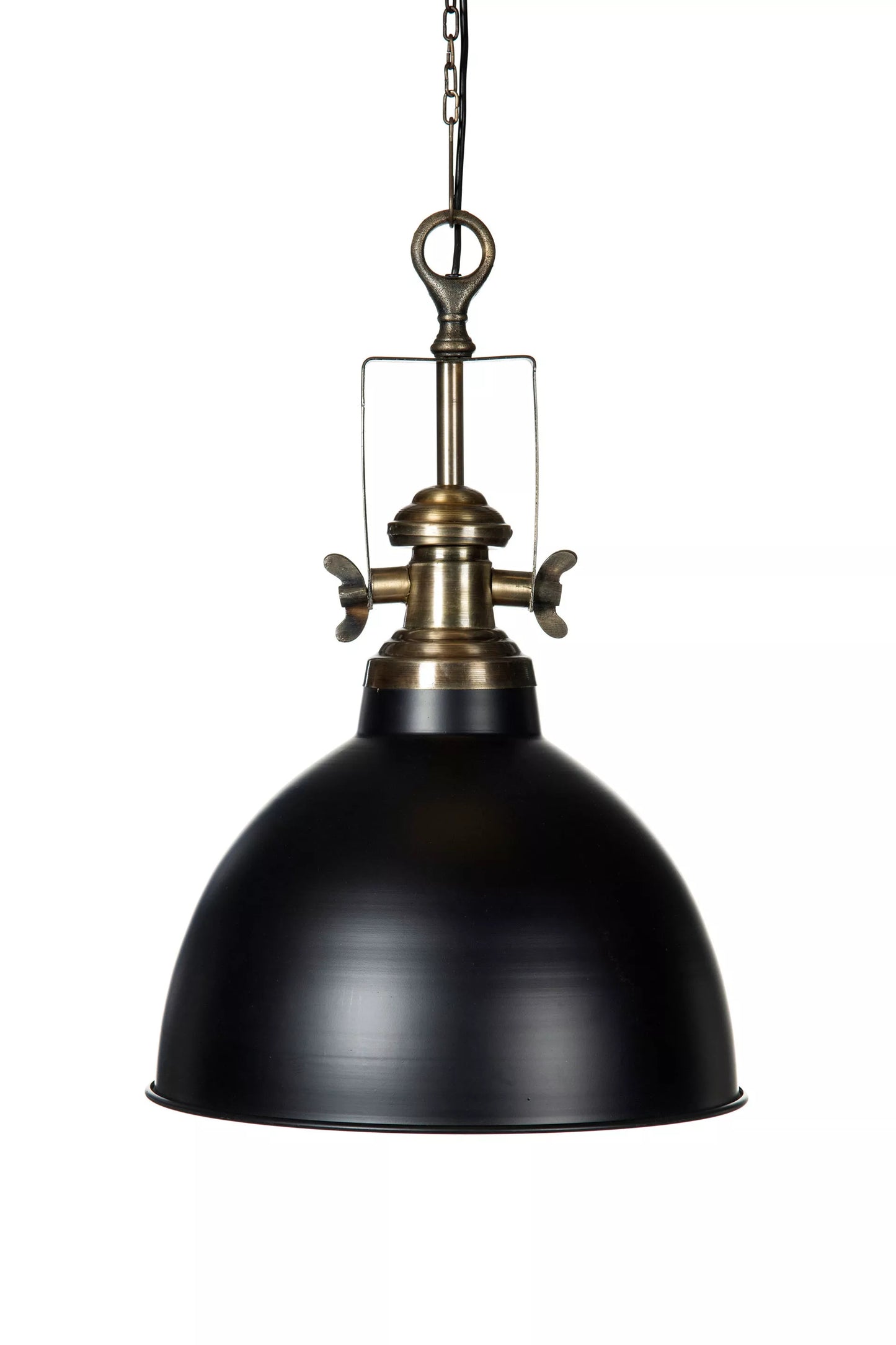 Taklampe Baron Sort messing