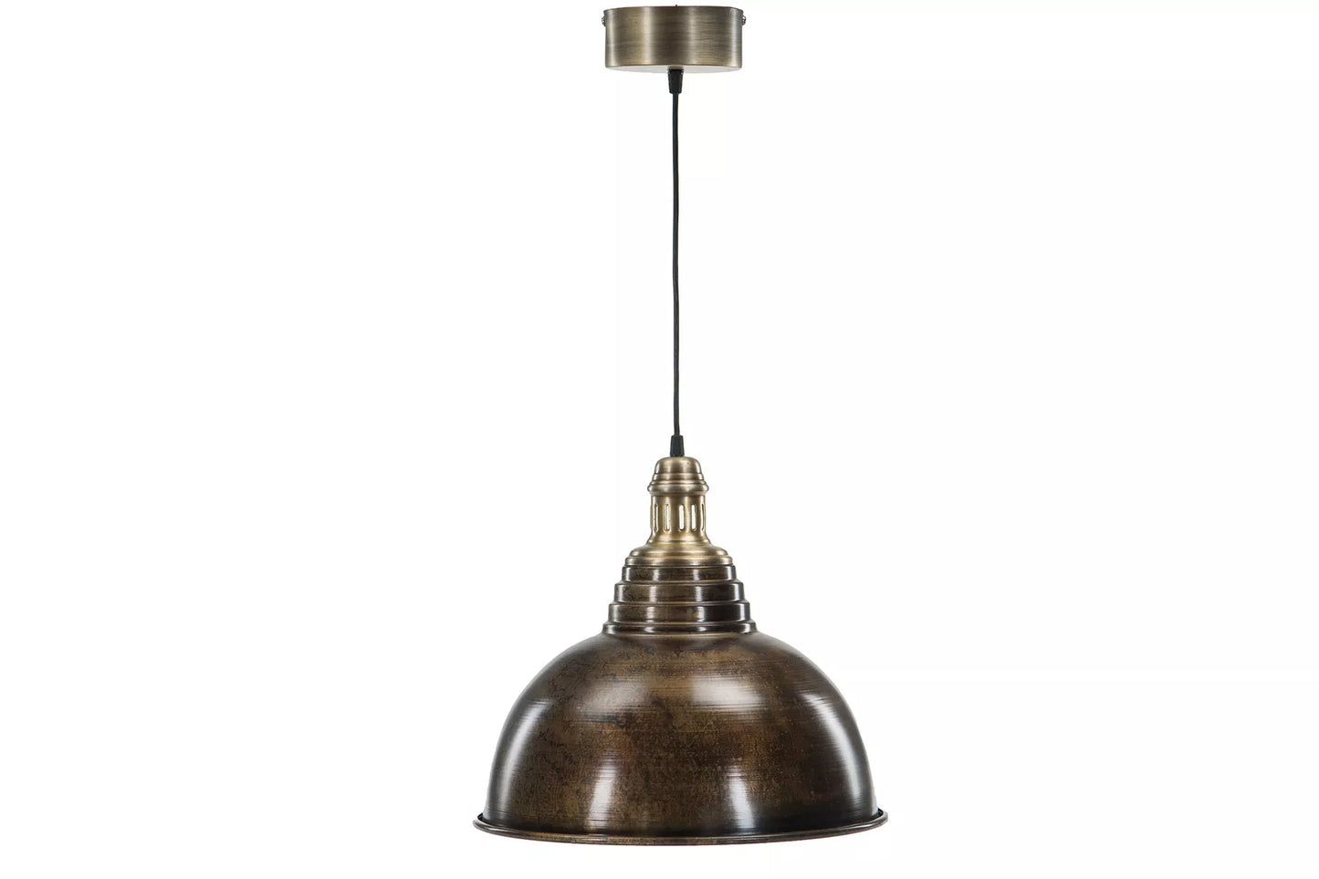Taklampe Metall Sienna Antikkbrun 38x34cm
