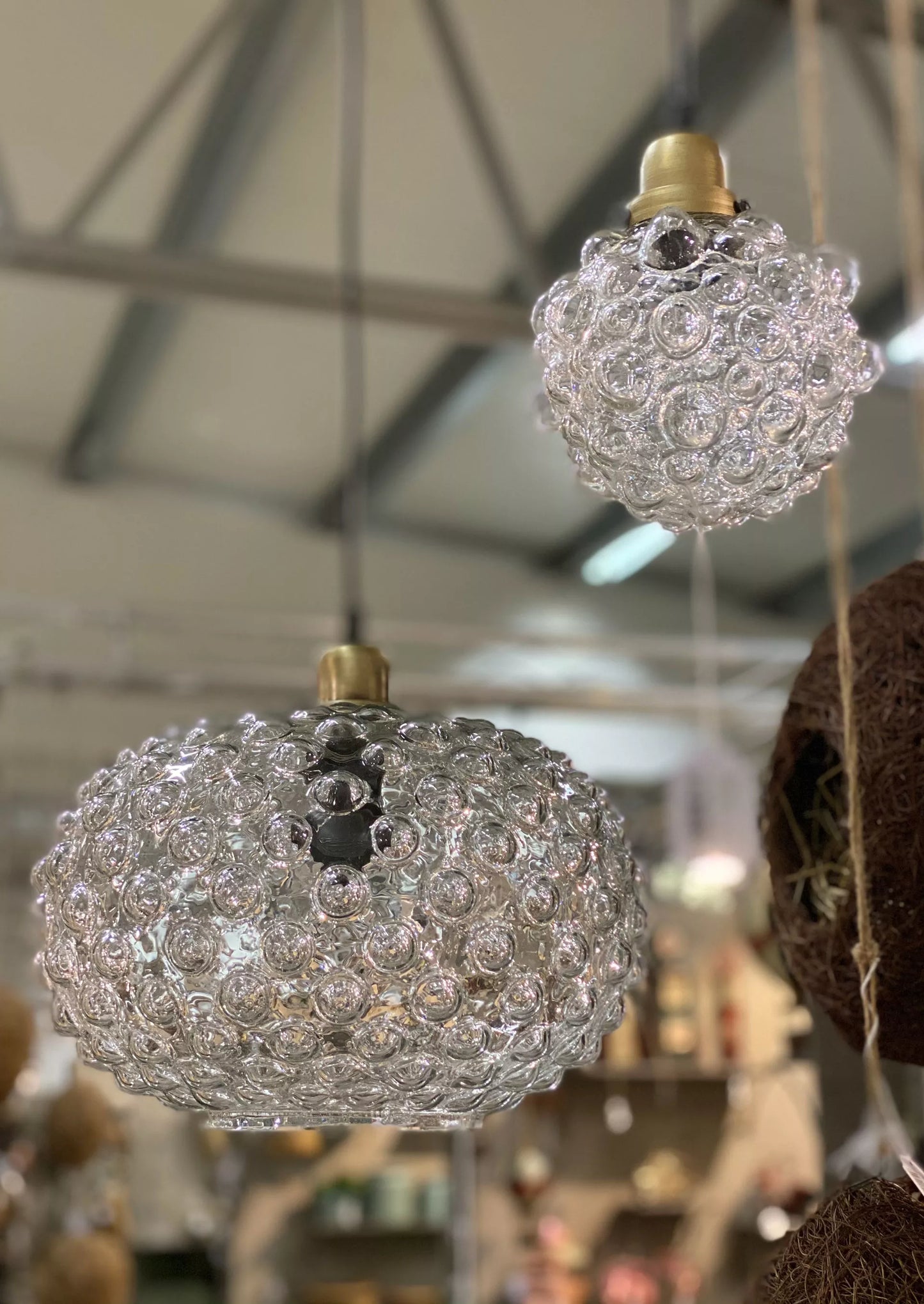 Taklampe Globe Large Glass 30x23cm