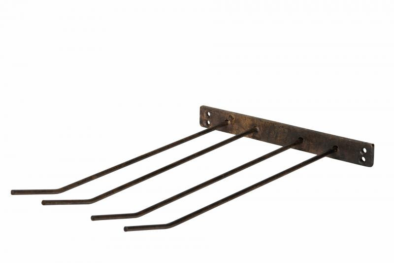 Holder Vinglass Antikk Brun