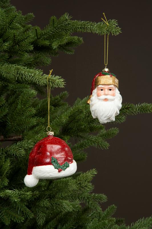 Innendørs julepynt Nisse Nisselue Anheng Mix 12 10cm 2-pack