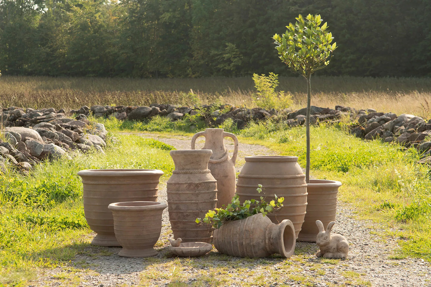 Blomkruka Pokal Afrodite Ø55x45x48cm 3-pack I lager: Vecka 13
