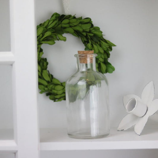 Dekorativ Flaske Klar 250ml 7,2x12cm 2-pack