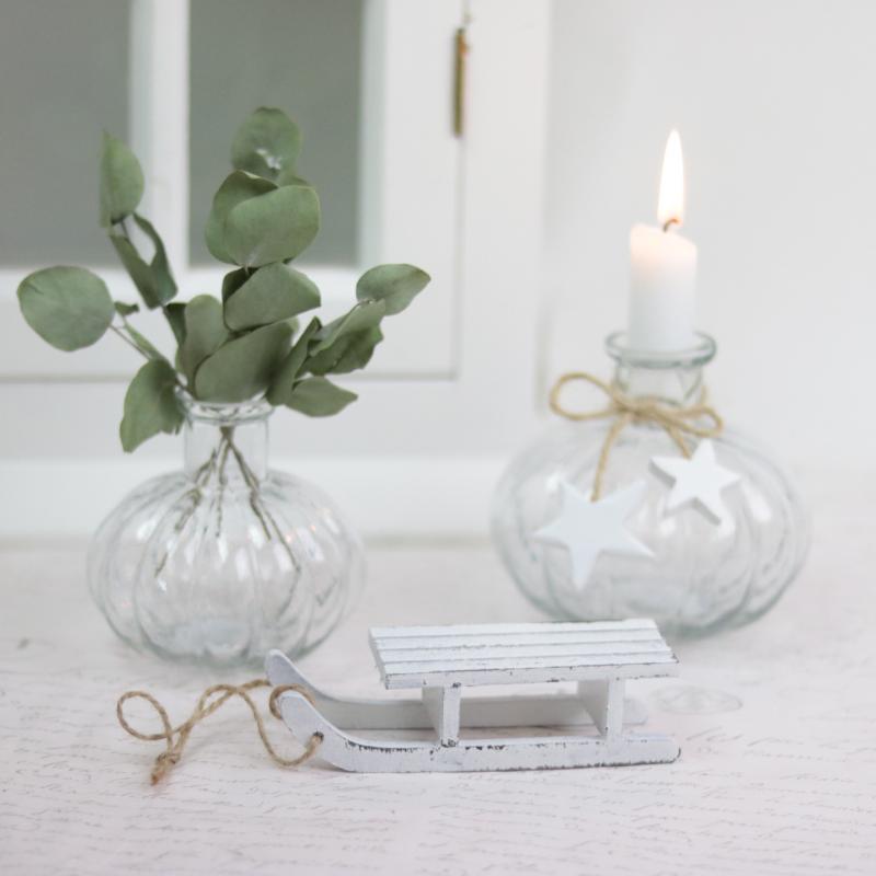 Innendørs julepynt Trekjelke 12,5 cm SALG