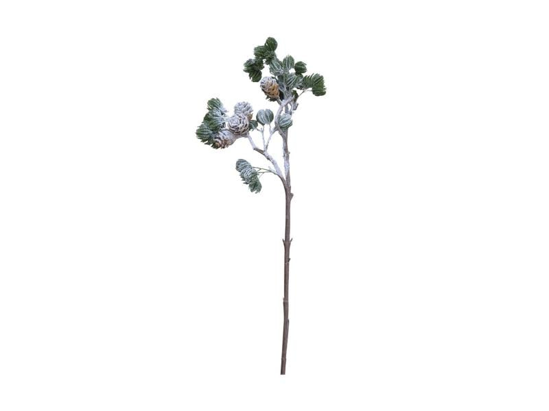 Kunstig Fleur sedergren kongler H63 cm grønn SALG